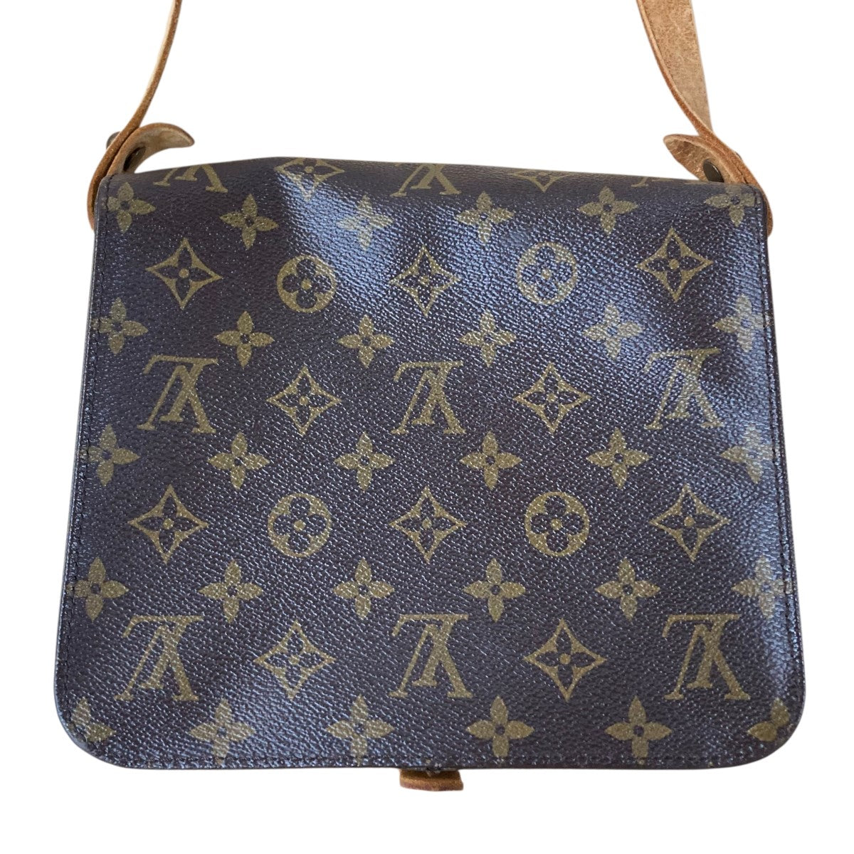 LOUIS VUITTON モノグラムレザーショルダーバッグ 古着・中古-3枚目のアイテム画像
