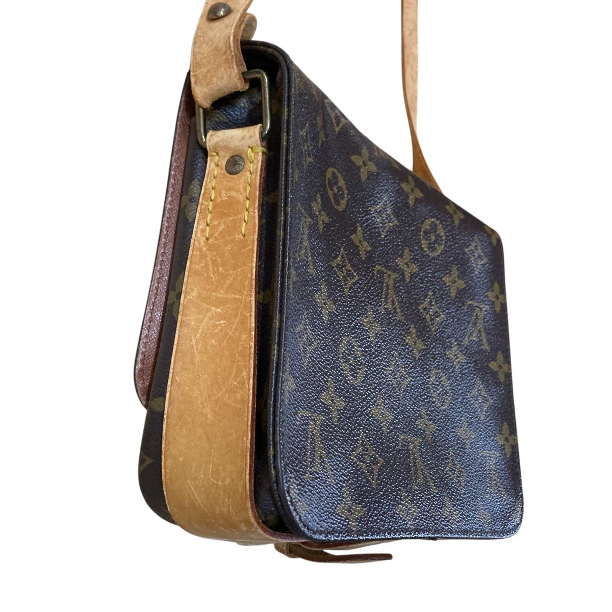 LOUIS VUITTON モノグラムレザーショルダーバッグ 古着・中古-5枚目のアイテム画像