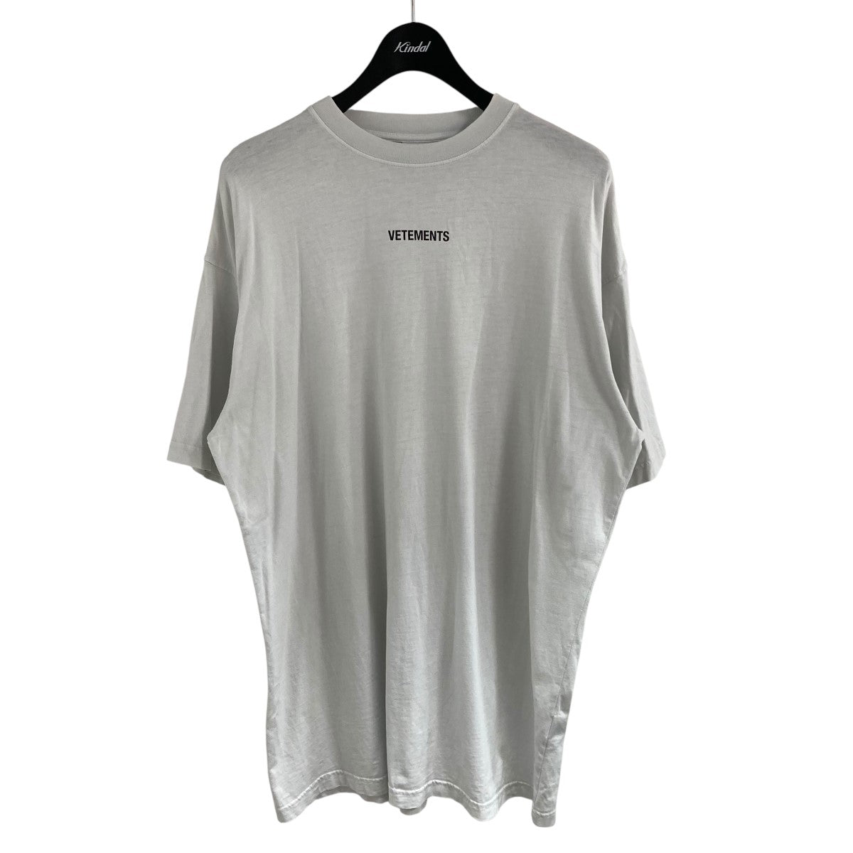 VETEMENTS(ヴェトモン) 21SS ANARCHY GOTHIC LOGO T-SHIRTロゴ