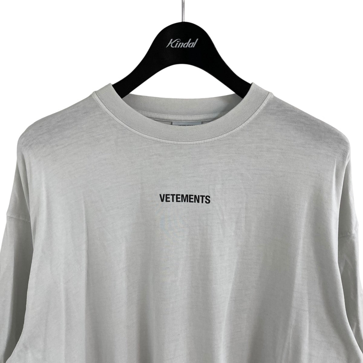 038090 VETEMENTS Tシャツ S SS20TR304 ヴェトモン VETEMENTS(ヴェトモン) ロゴプリントTシャツSS20TR304 SS20TR304
