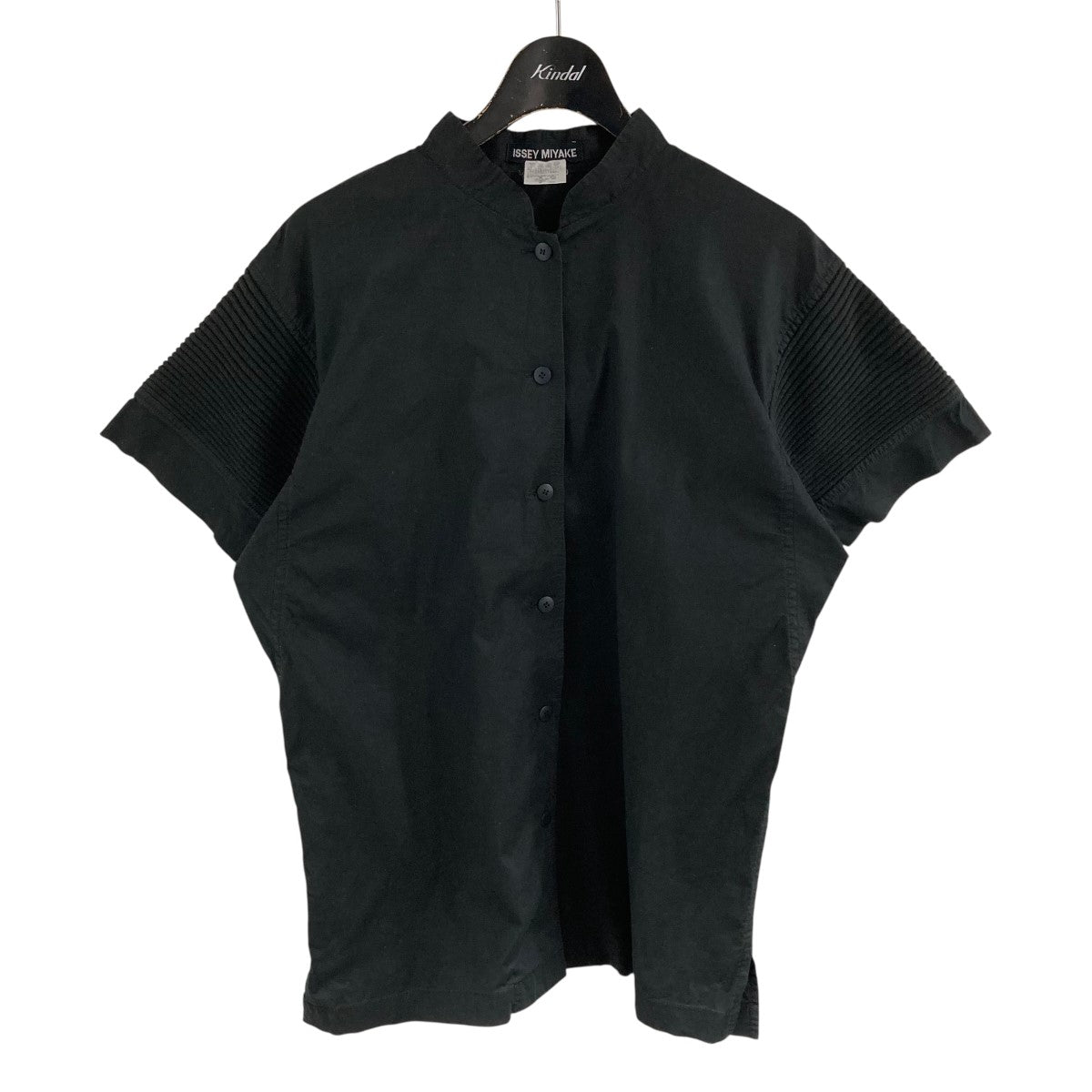 ISSEY MIYAKE ニット切替ブラウス 古着・中古-1枚目のアイテム画像