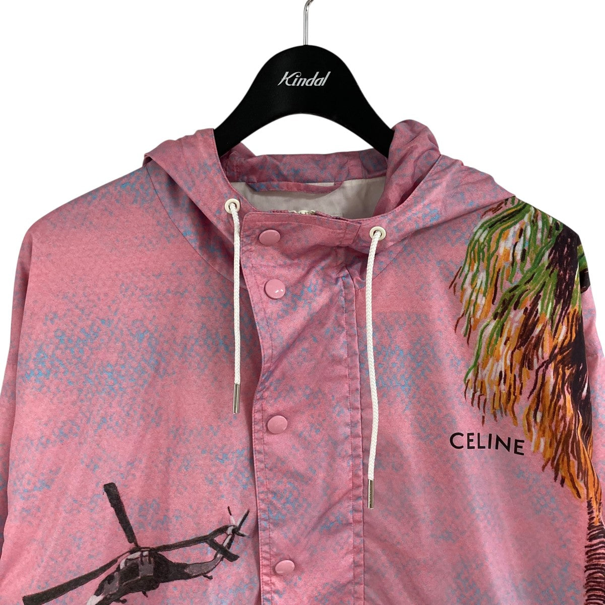 CELINE(セリーヌ) ウィンドプルーフナイロンアノラックブルゾン