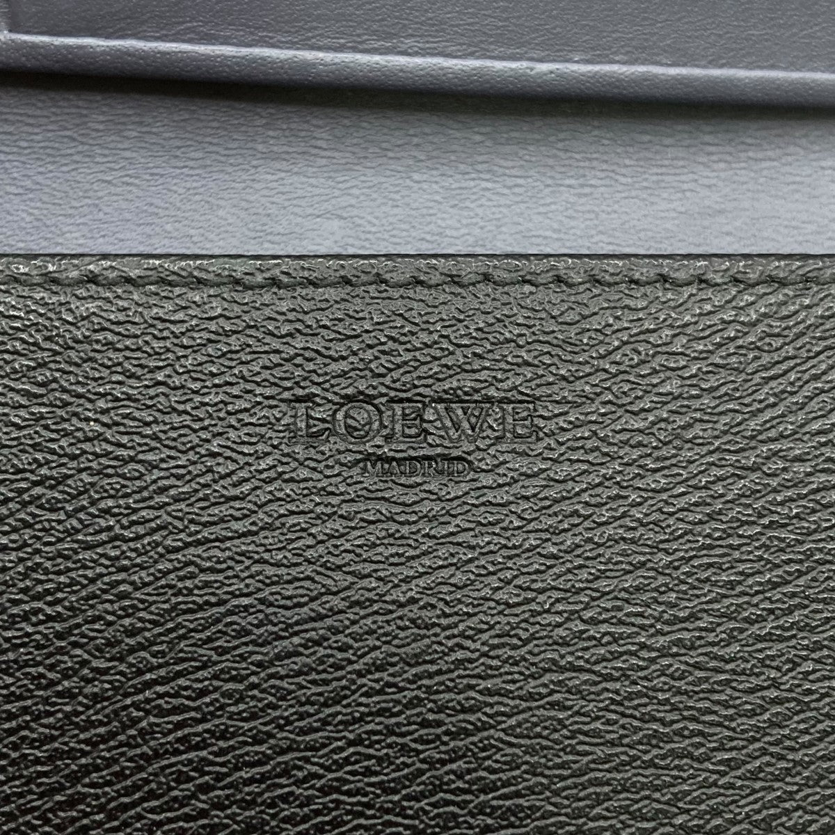 LOEWE(ロエベ) カードケース ブラック×グレー サイズ -｜【公式