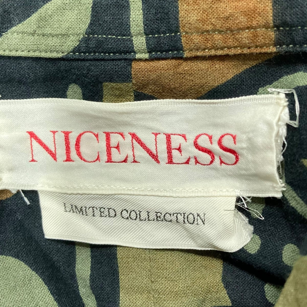 NICENESS HARTLEY 23ss シャツ ナイスネス NICENESS HARTLEY 【公式通販】
