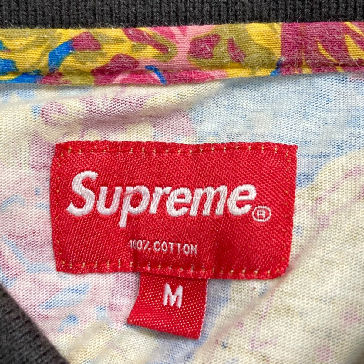 Supreme(シュプリーム) ペイズリーL／Sポロシャツ ブルー