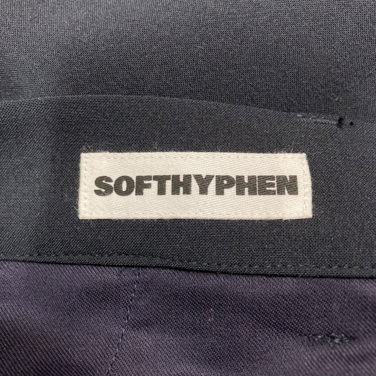 SOFTHYPHEN ワイドトラウザーズパンツ 古着・中古-5枚目のアイテム画像