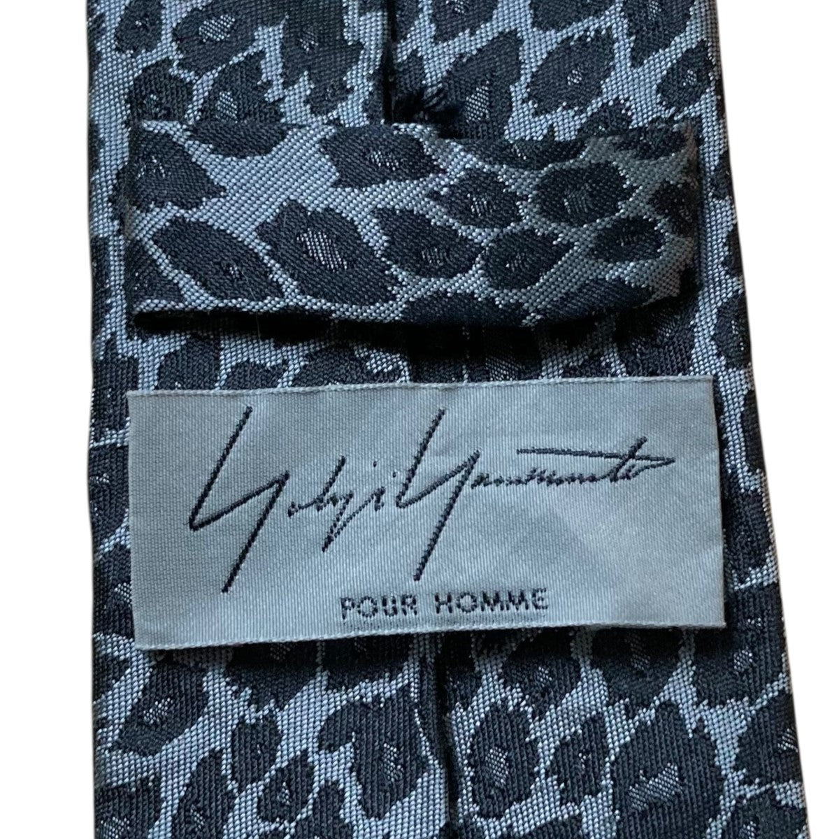 Y's for men ブラック　ペイズリー　ネクタイ　シルク　ヨウジヤマモト Y's for men ブラック ペイズリー ネクタイ シルク ヨウジ
