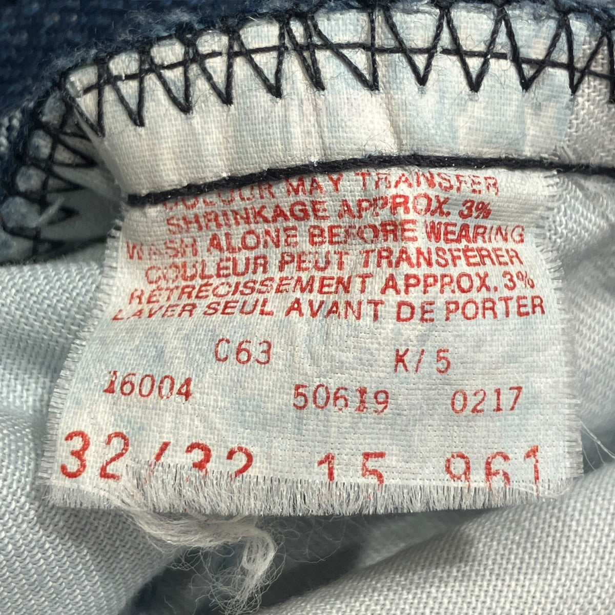 LEVI’S 90s オレンジタブスモールe デニムパンツ50619 古着・中古-6枚目のアイテム画像