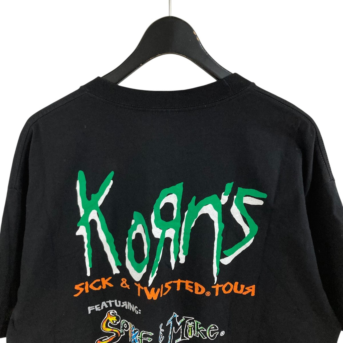 古着(フルギ) KORN SICK ＆ TWISTED Tシャツ ブラック サイズ XL