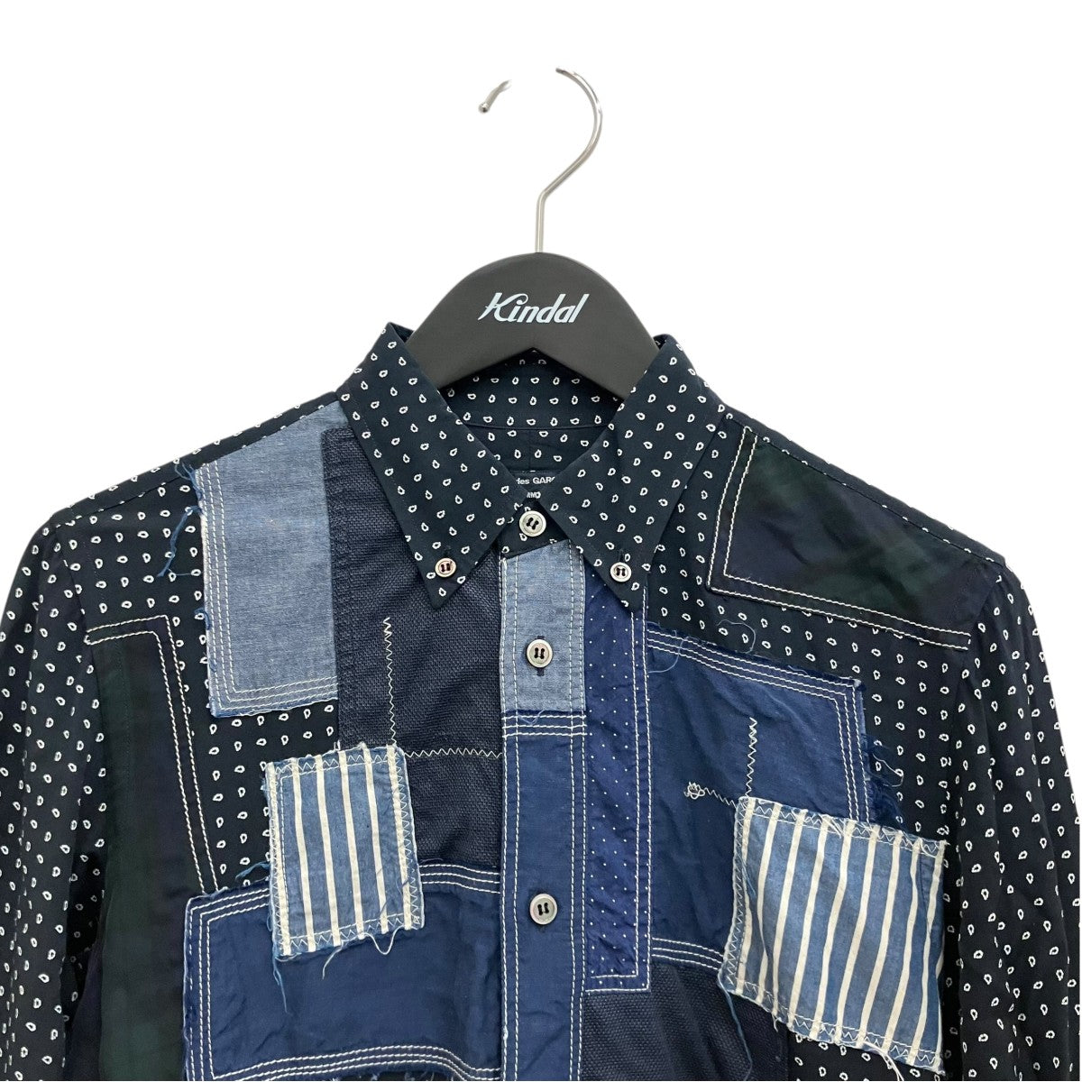 COMME des GARCONS HOMME パッチワーク総柄シャツHO-B052 古着・中古-3枚目のアイテム画像