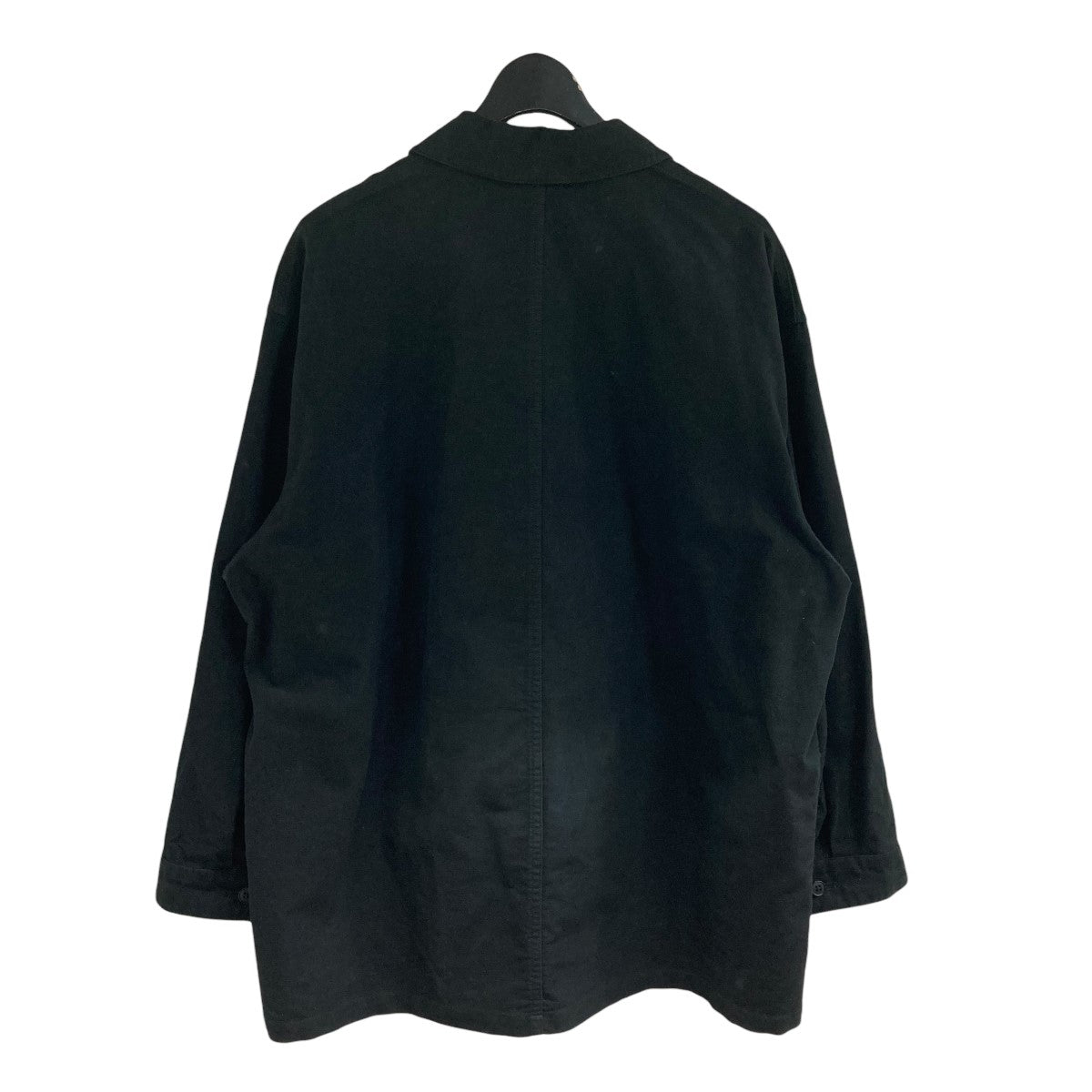 極美品 スティーブンアラン リネン100% カバーオール ブラック STEVEN ALAN(スティーヴンアラン) カバーオール 8125-173-0800