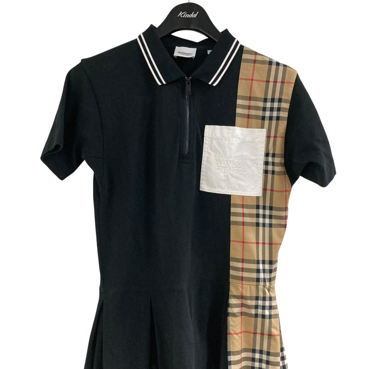 新品タグ付き　BURBERRY チェック柄 ワンピース 80 BURBERRY(バーバリー) チェックシャツワンピース8036145 8036145