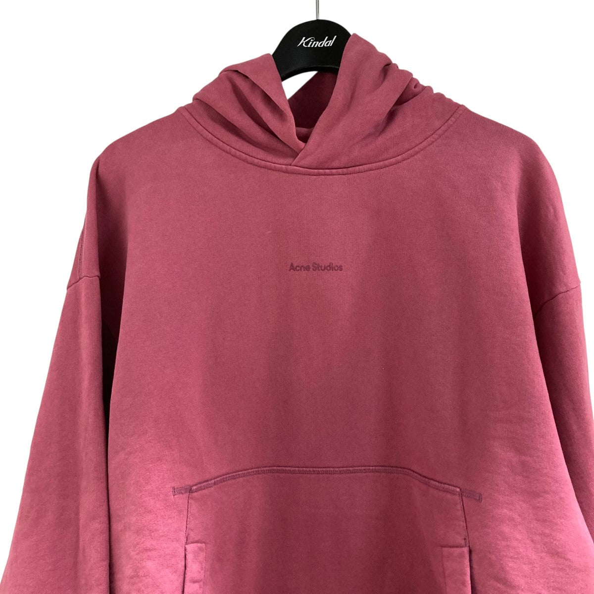 Acne Studiosフェイス　ピンク パーカー Acne Studios // Pink Face Logo Hoodie – VSP Consignment