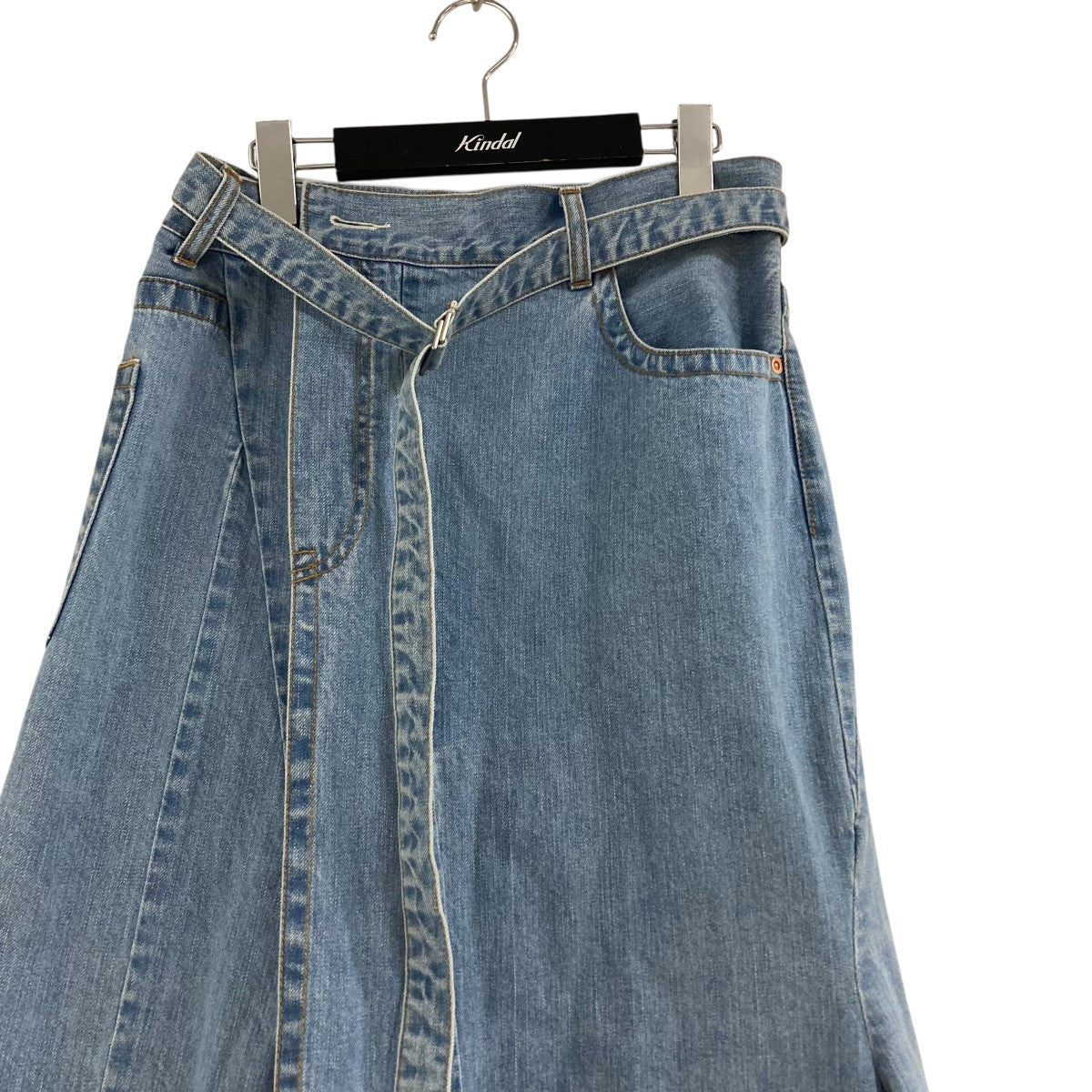 sacai デニムスカート　カットオフ ミモレ丈 インディゴ S sacai] Denim Skirt – MaW SAPPORO