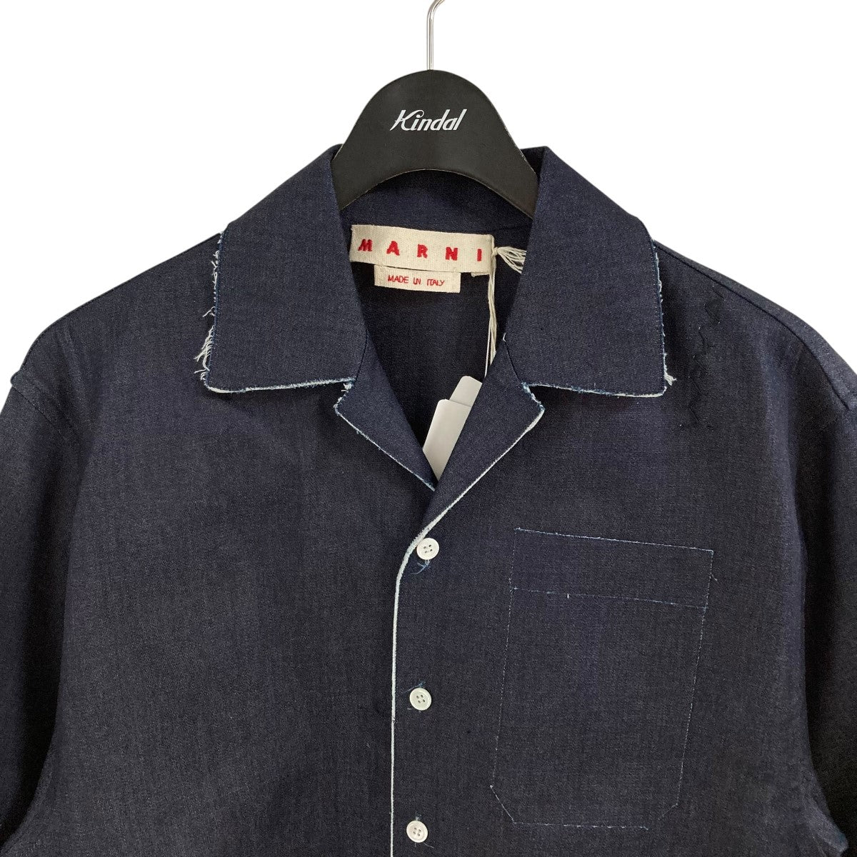 【新品】50%OFF ヌーディージーンズ ネイビー ボーリングシャツSサイズ 新品】50%OFF ヌーディージーンズ ネイビー ボーリングシャツS