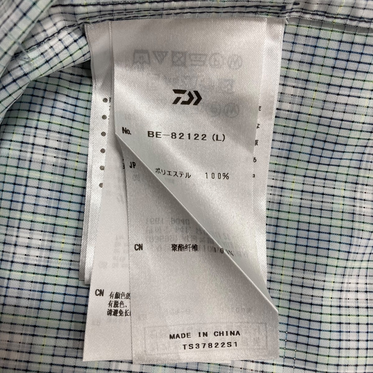 DAIWA PIER39(ダイワピア39) 半袖チェックシャツ BE-82122