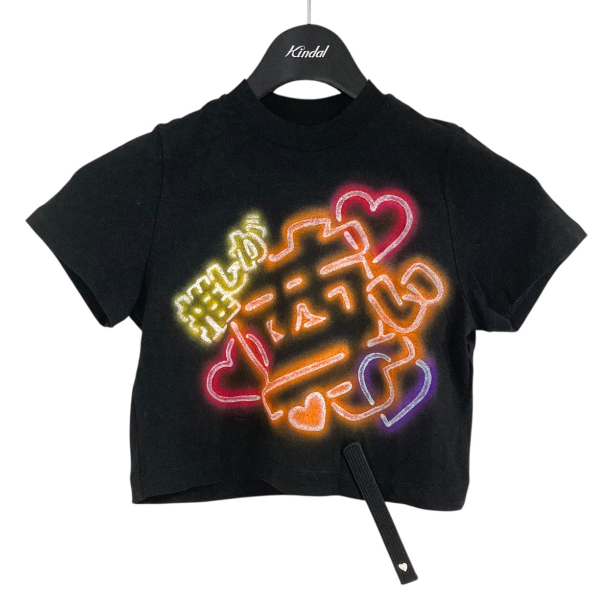 doublet ファンサうちわプリントTシャツ25SS29CS366 ｢FAN?SERVICE NEON PAINT T-SHIRT｣ 古着・中古-1枚目のアイテム画像