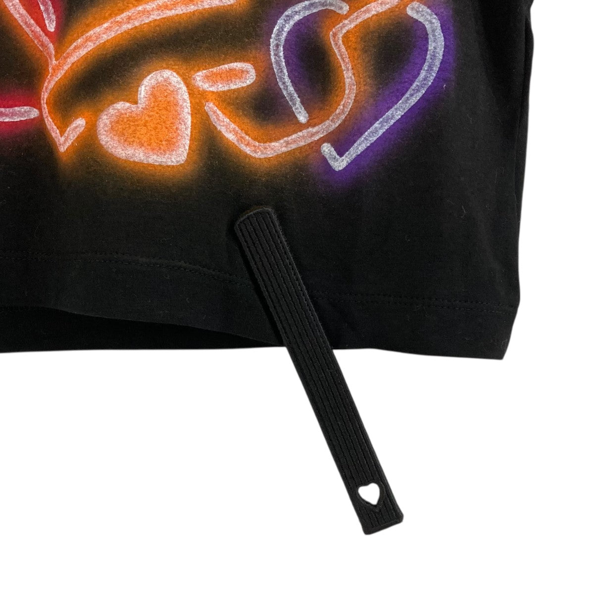 doublet ファンサうちわプリントTシャツ25SS29CS366 ｢FAN?SERVICE NEON PAINT T-SHIRT｣ 古着・中古-3枚目のアイテム画像