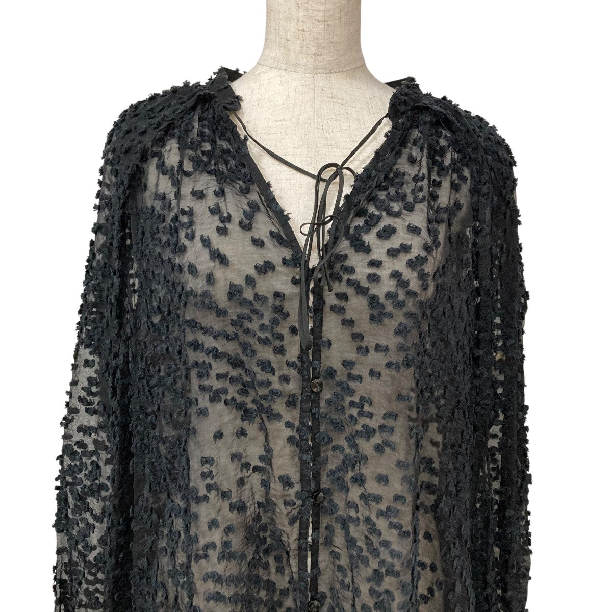 MAISON SPECIAL(メゾンスペシャル) ドットジャガードワンピース