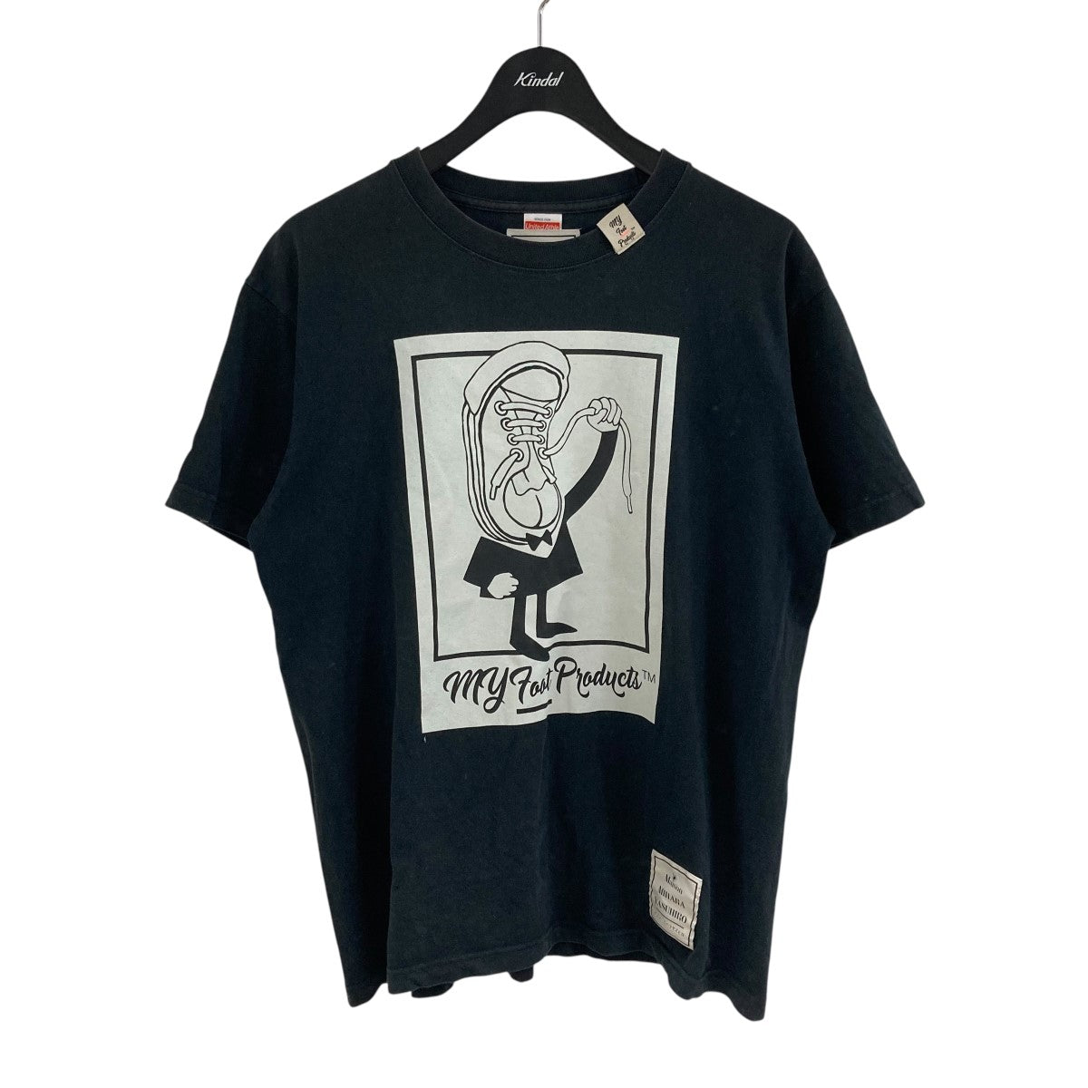 MIHARA YASUHIRO ミハラヤスヒロ ヴィンテージ加工プリントTシャツ MIHARA YASUHIRO(ミハラヤスヒロ) プリントTシャツ M04TS503