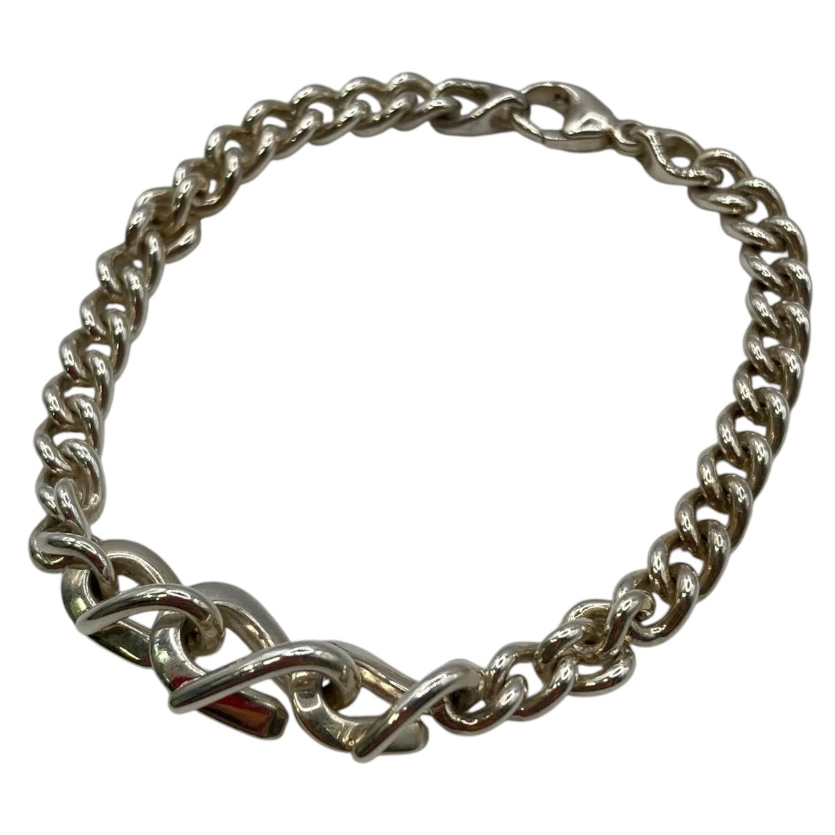 【美品】 ティファニー　フォージ　リンク　ブレスレット 美品】Tiffanyティファニー フォージ リンク ブレスレットSILVER