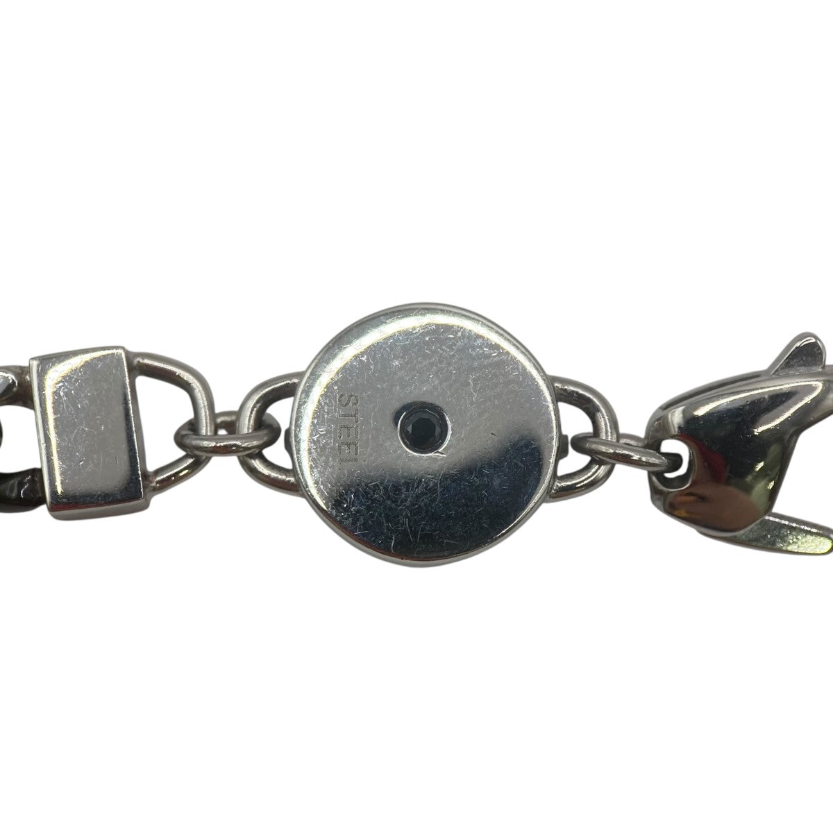 【新品・未使用】diesel　ディーゼル　シルバー　チェーン　ネックレス DIESEL ディーゼル STEEL チェーン ネックレス シルバー系【中古