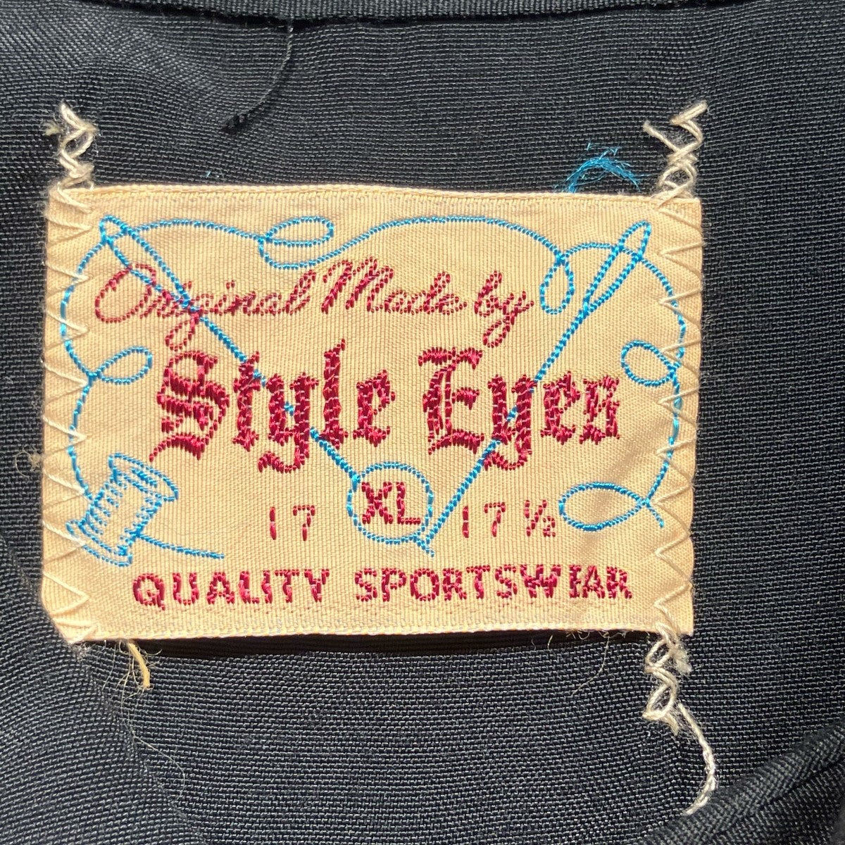 STYLE EYES 長袖シャツSE39259 1950s STYLE SPORTS SHIRT 古着・中古-5枚目のアイテム画像