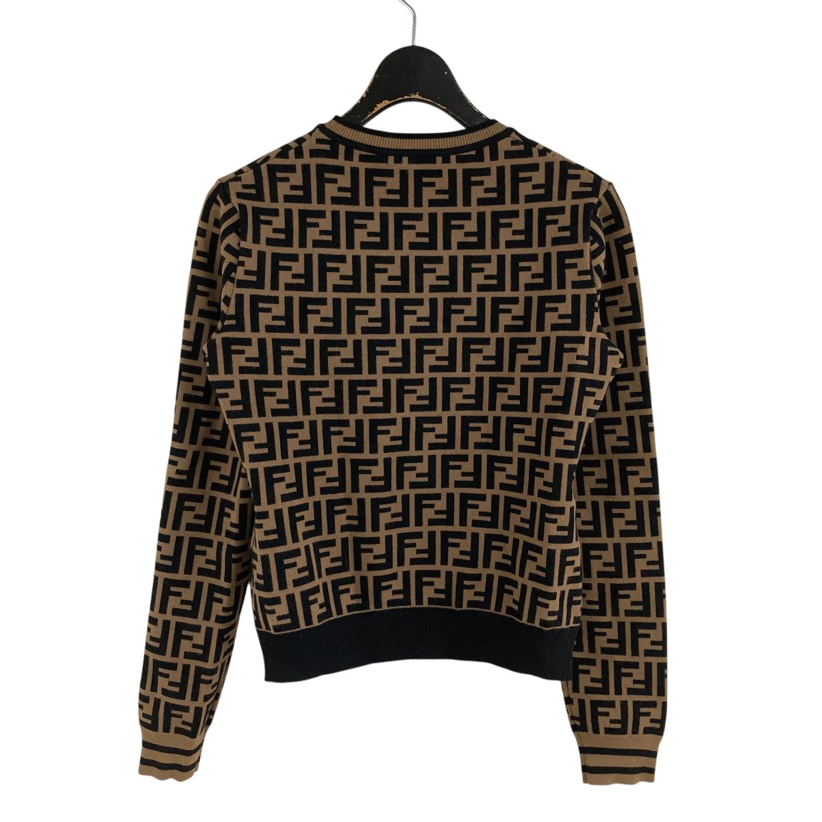 未使用に近い　超美品　フェンディ　ズッカ柄　ニット　帽子　超希少 FENDI - フェンディ【未使用品】ズッカ柄ニット帽の通販 by