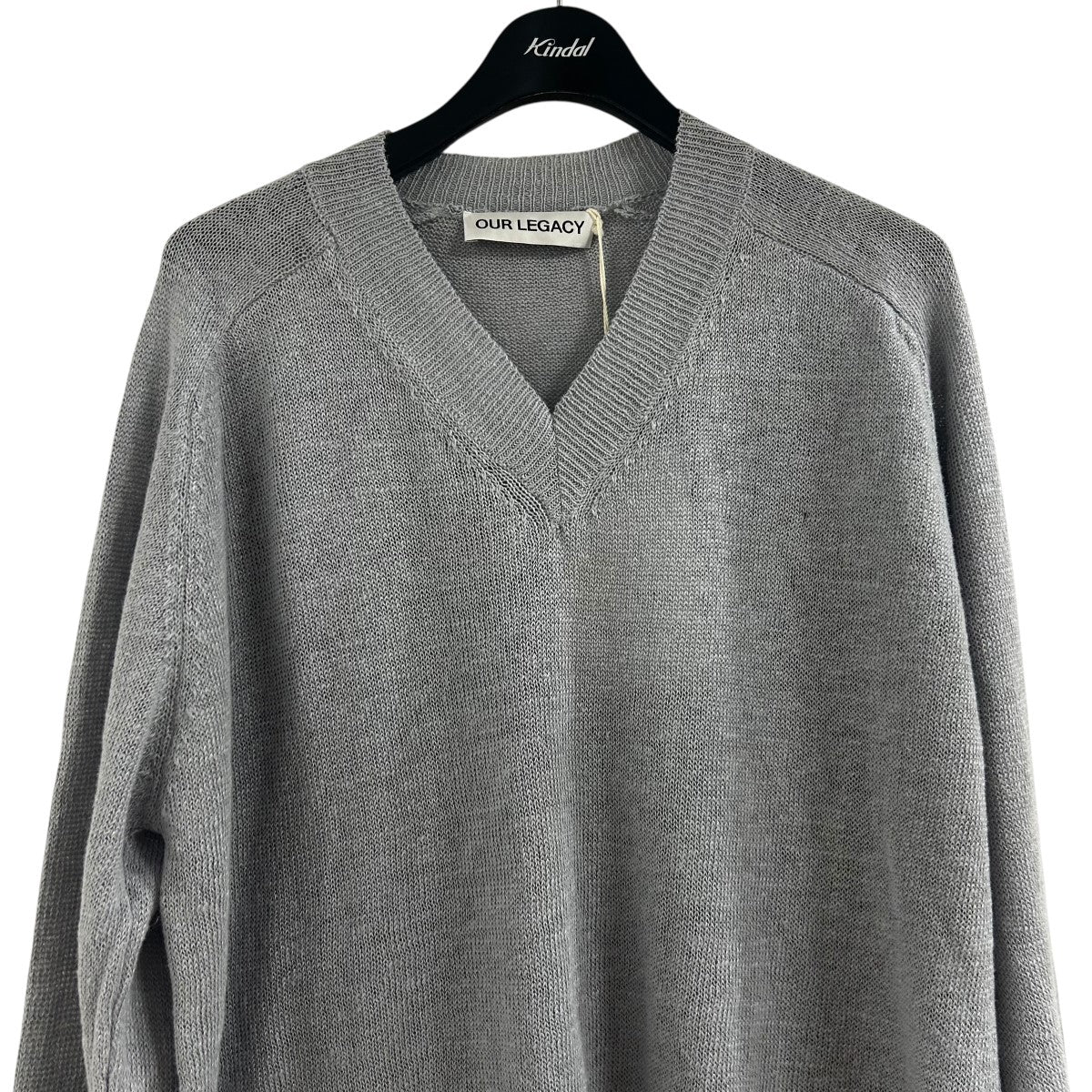 OUR LEGACY アワーレガシー　リネン　Vネックニット　カーディガン OUR LEGACY アワーレガシーリネンVネックニットカーディガン
