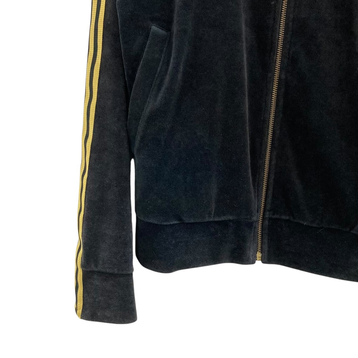 【超希少】アディダス ベロア　トラックジャケット ブラック　Sサイズ adidas ADICOLOR VELOUR TRACK TOP ブラック（アディダス アディ