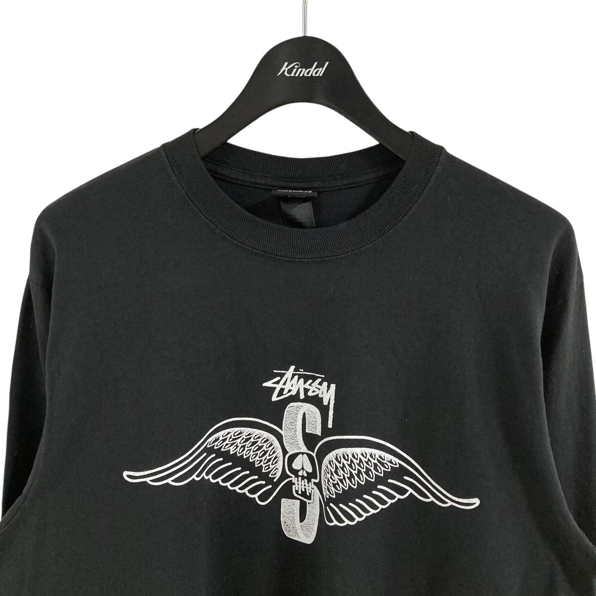 新品★STUSSY⬛︎ステューシー⬛︎ロンT⬛︎長袖カットソー⬛︎ドクロ⬛︎スカル⬛︎XL STUSSY 古着 ステューシー ドクロ柄 スカル柄 ロングTシャツ