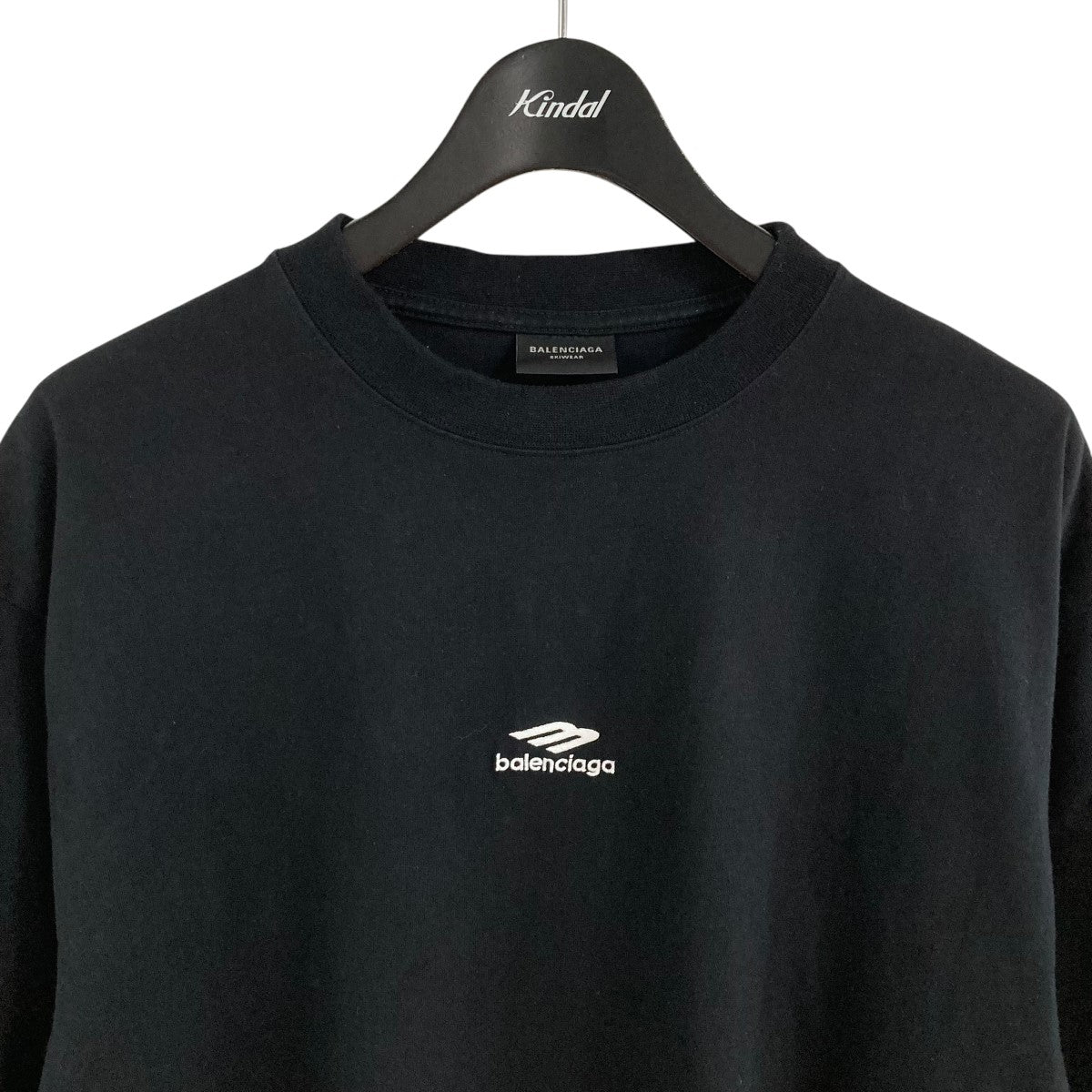 BALENCIAGA(バレンシアガ) ロゴTシャツ 802038 ブラック サイズ