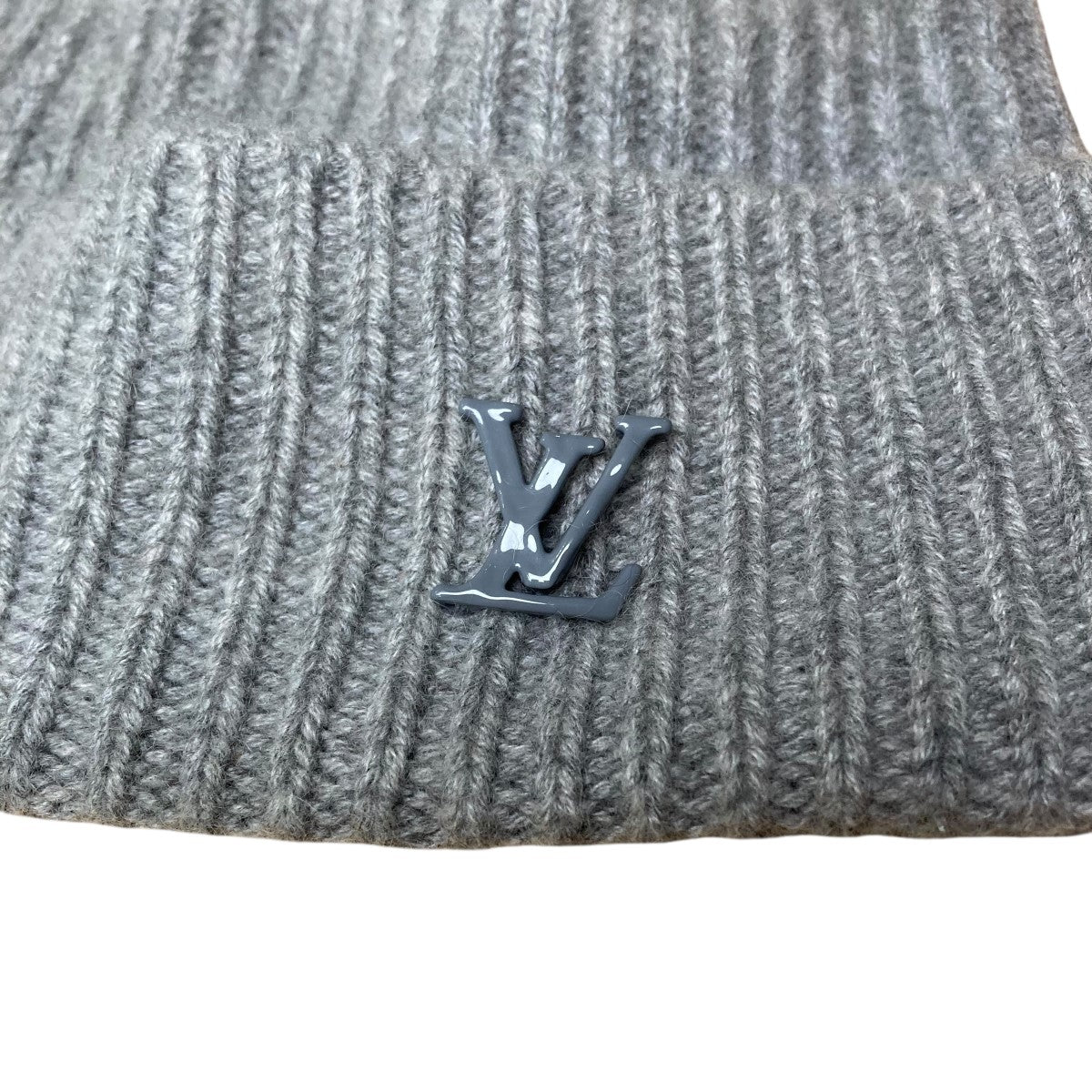 LOUIS VUITTON グレー ニット帽 LOUIS VUITTON(ルイヴィトン) ニット帽 my4212 グレー サイズ