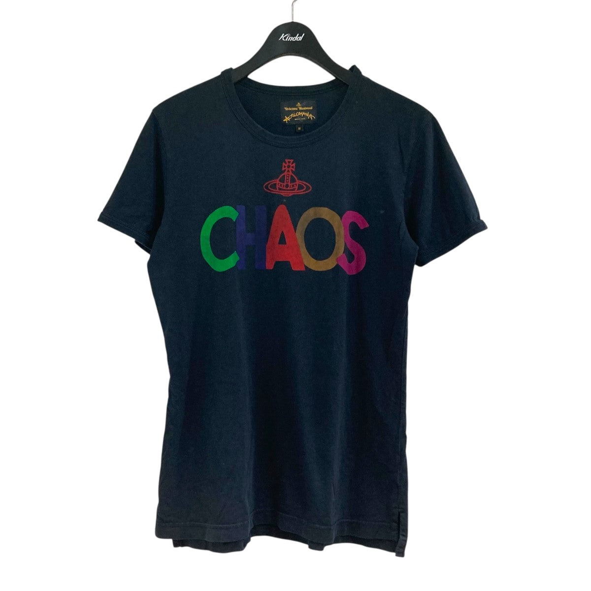 Vivienne Westwood 半袖CHAOSプリンTシャツ66078522-J17-GO 古着・中古-1枚目のアイテム画像