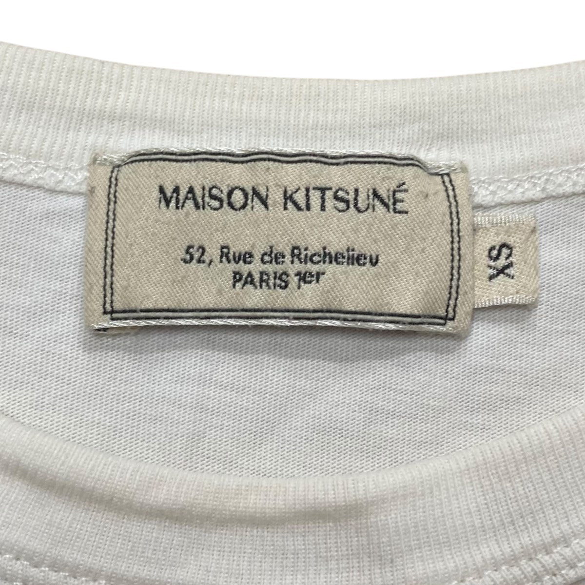 MAISON KITSUNE 半袖TシャツDM00128KJ0008 古着・中古-6枚目のアイテム画像