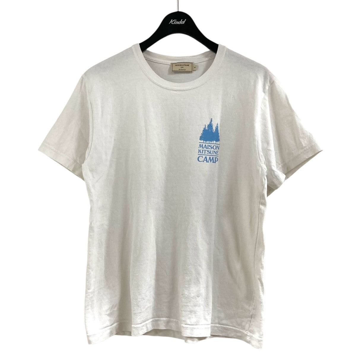 MAISON KITSUNE 半袖CAMPTシャツKMM32720 古着・中古-1枚目のアイテム画像