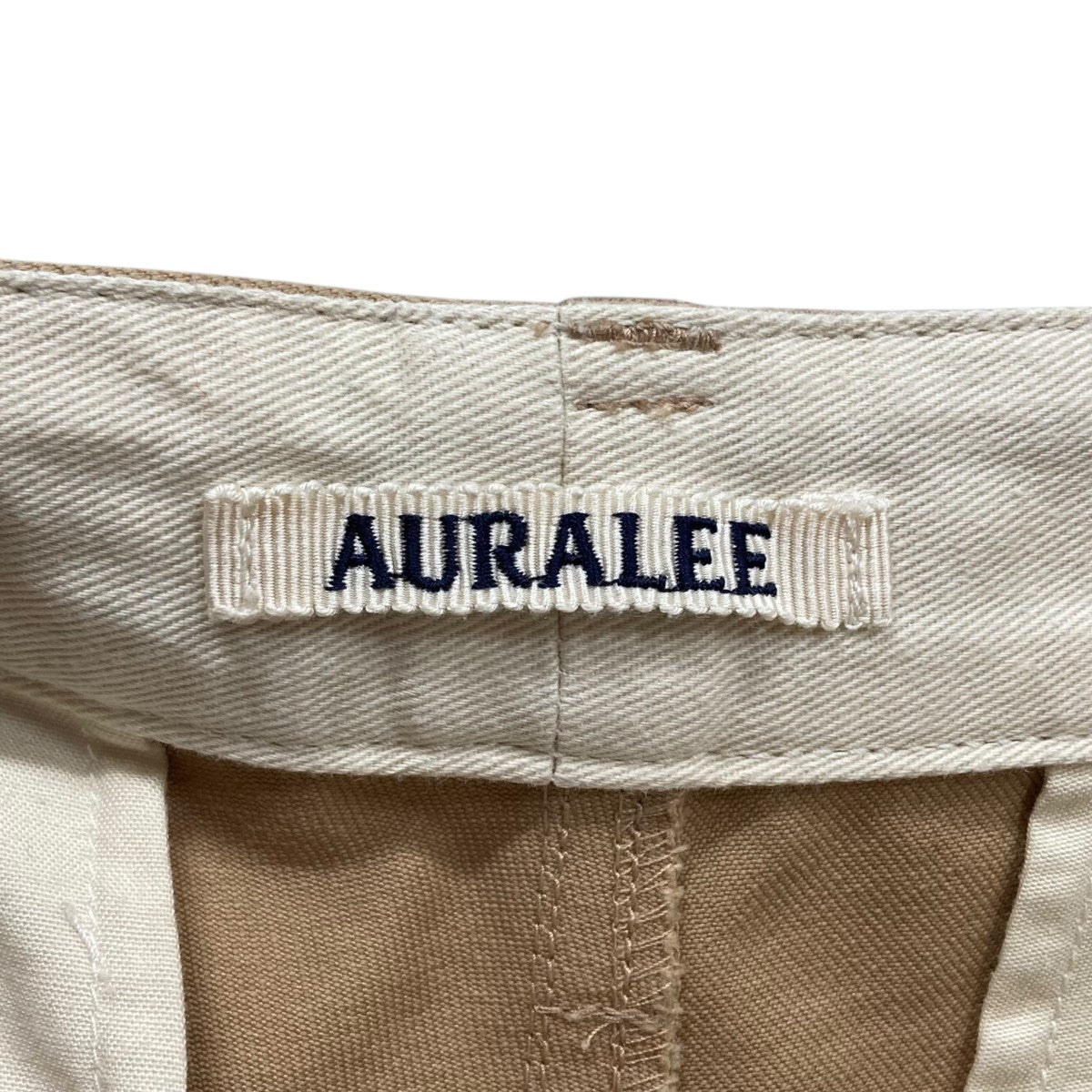 AURALEE(オーラリー) ウォッシュドフィンクスチノワンタック