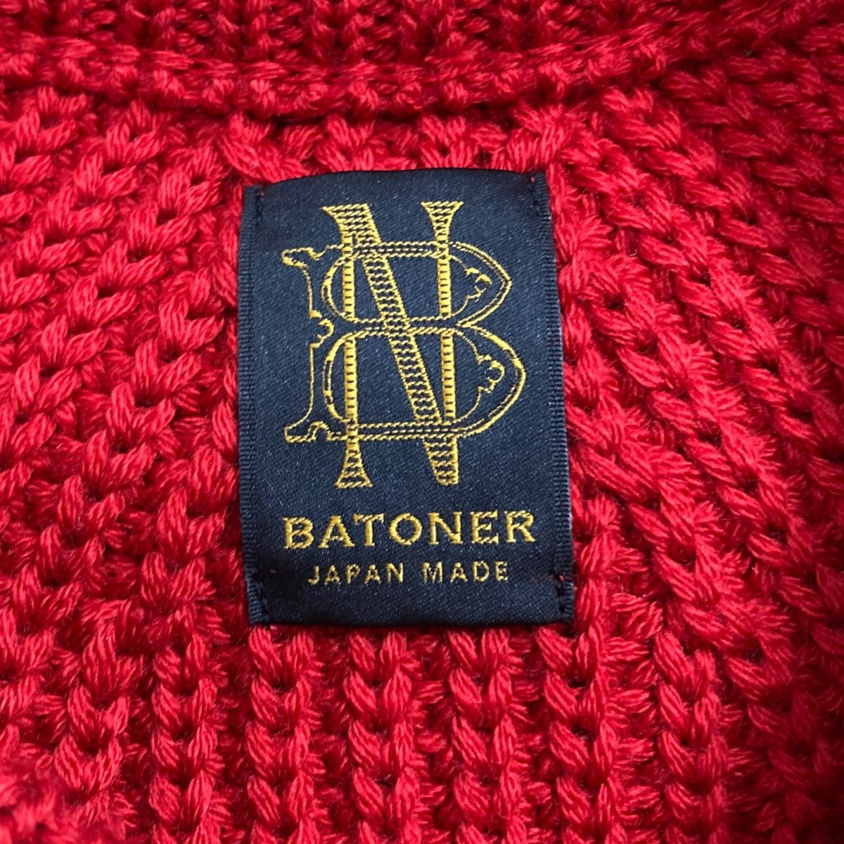 BATONER(バトナー) シグネチャークルーネックニットセーター BN