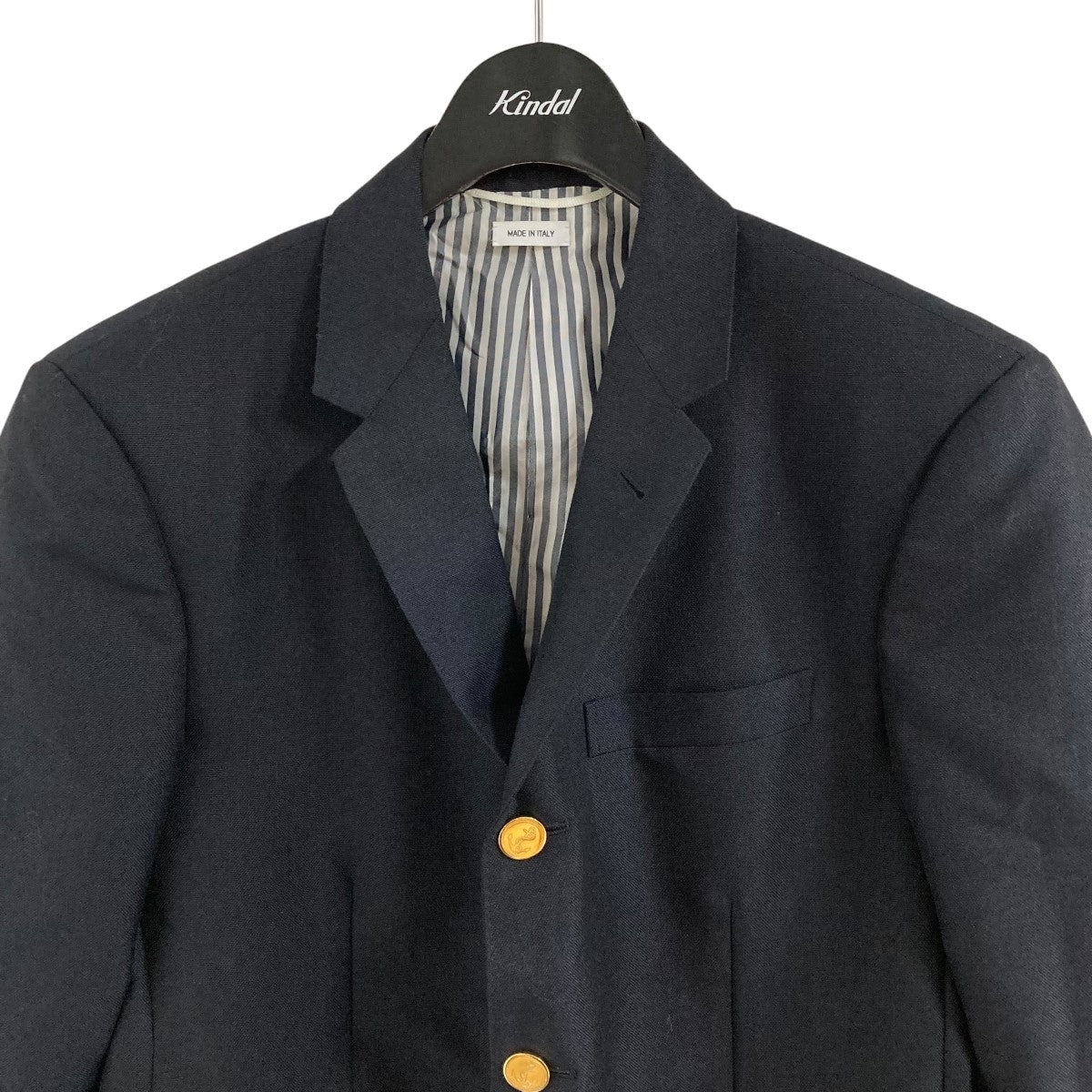 THOM BROWNE テーラードジャケット SIZE S THOM BROWNE テーラードジャケット グレー 0 スーツ コットン