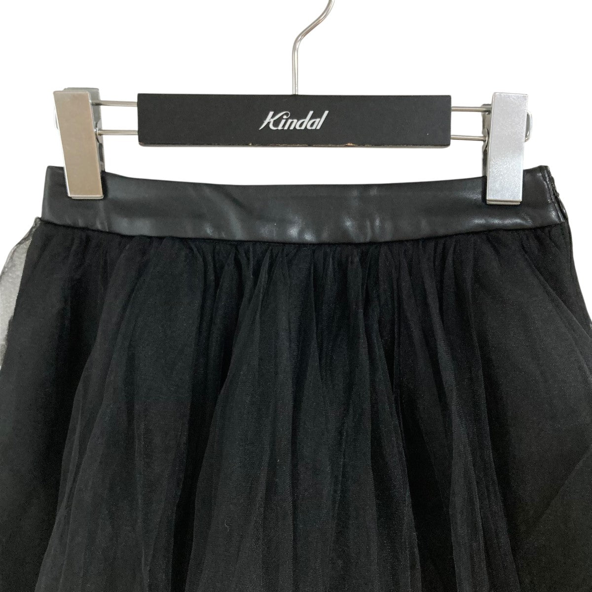 Darich レザードッキングチュールミニスカート 古着・中古-2枚目のアイテム画像
