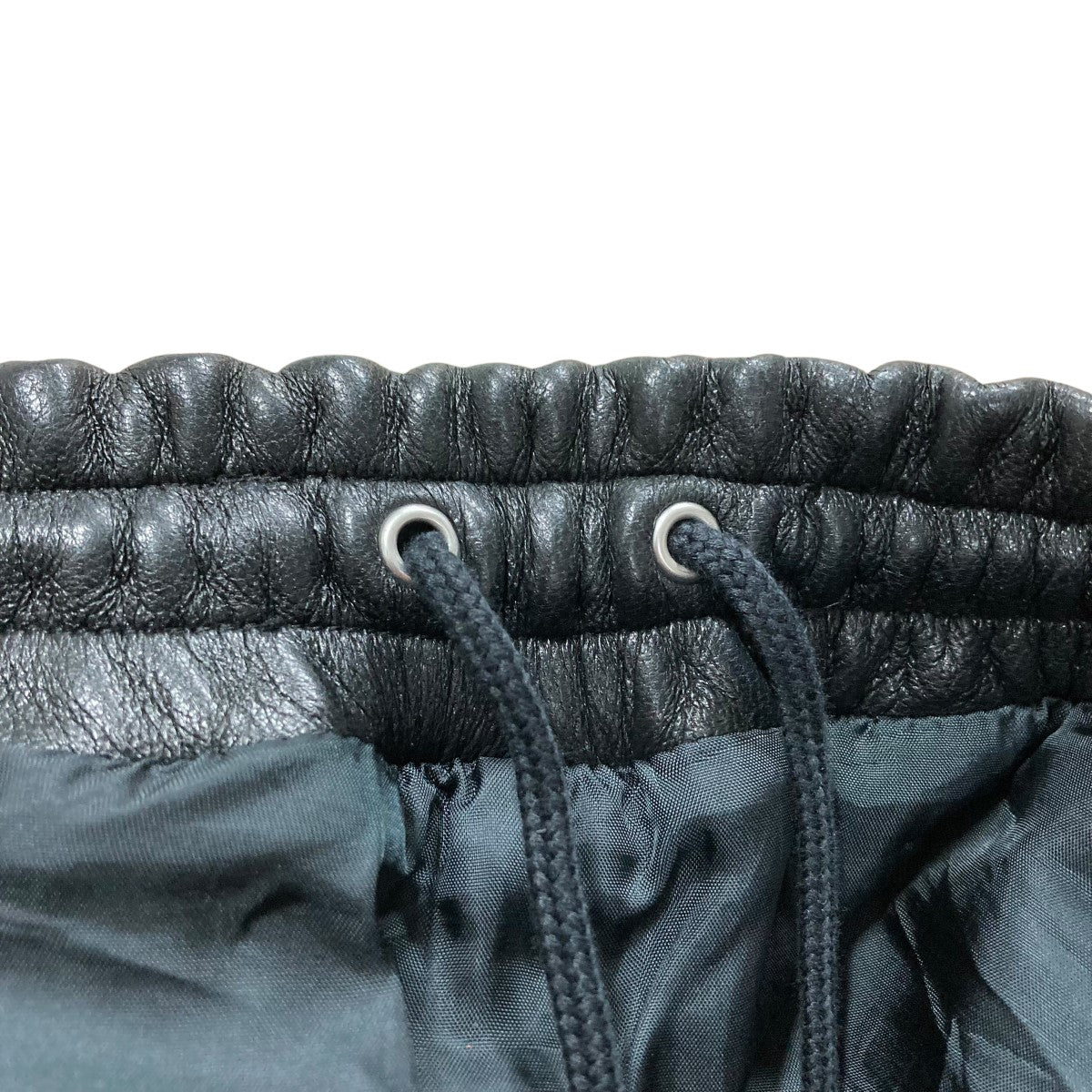 DOUBLET ダブレット　レザーバスケットパンツ　24AW04PT276 doublet(ダブレット) 24AW【LEATHER BASKETBALL PANTS】レザー