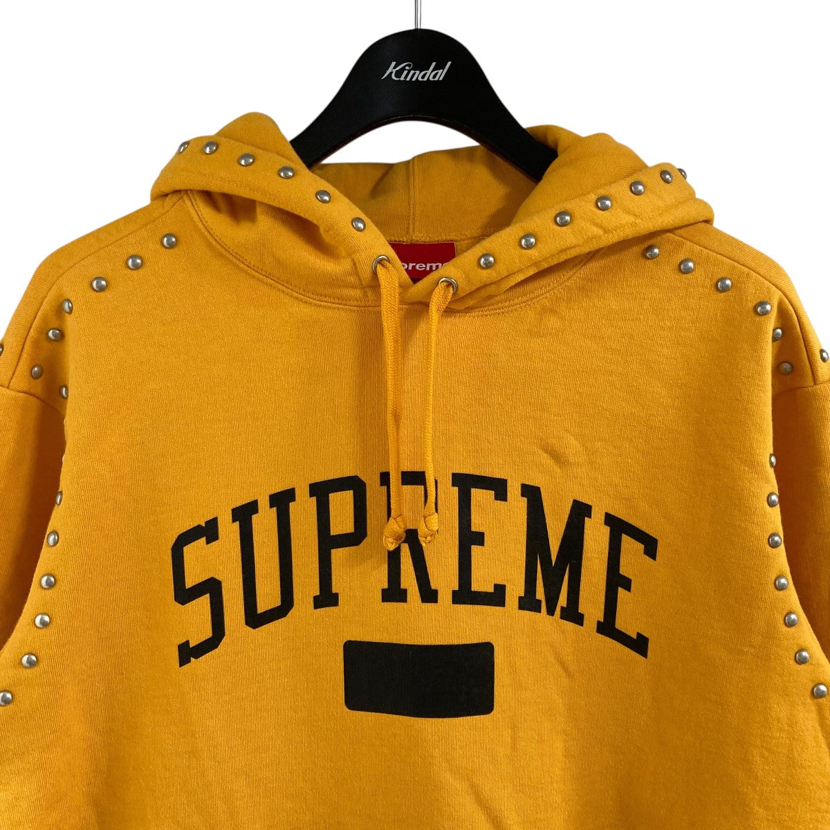 Supreme(シュプリーム) スタッズロゴパーカー イエロー サイズ M