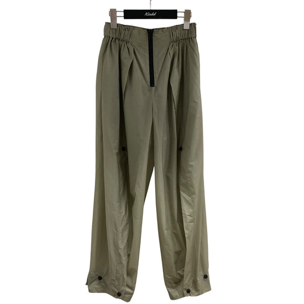ISSEY MIYAKE(イッセイミヤケ) ナイロンパンツ IM02FF552 カーキ