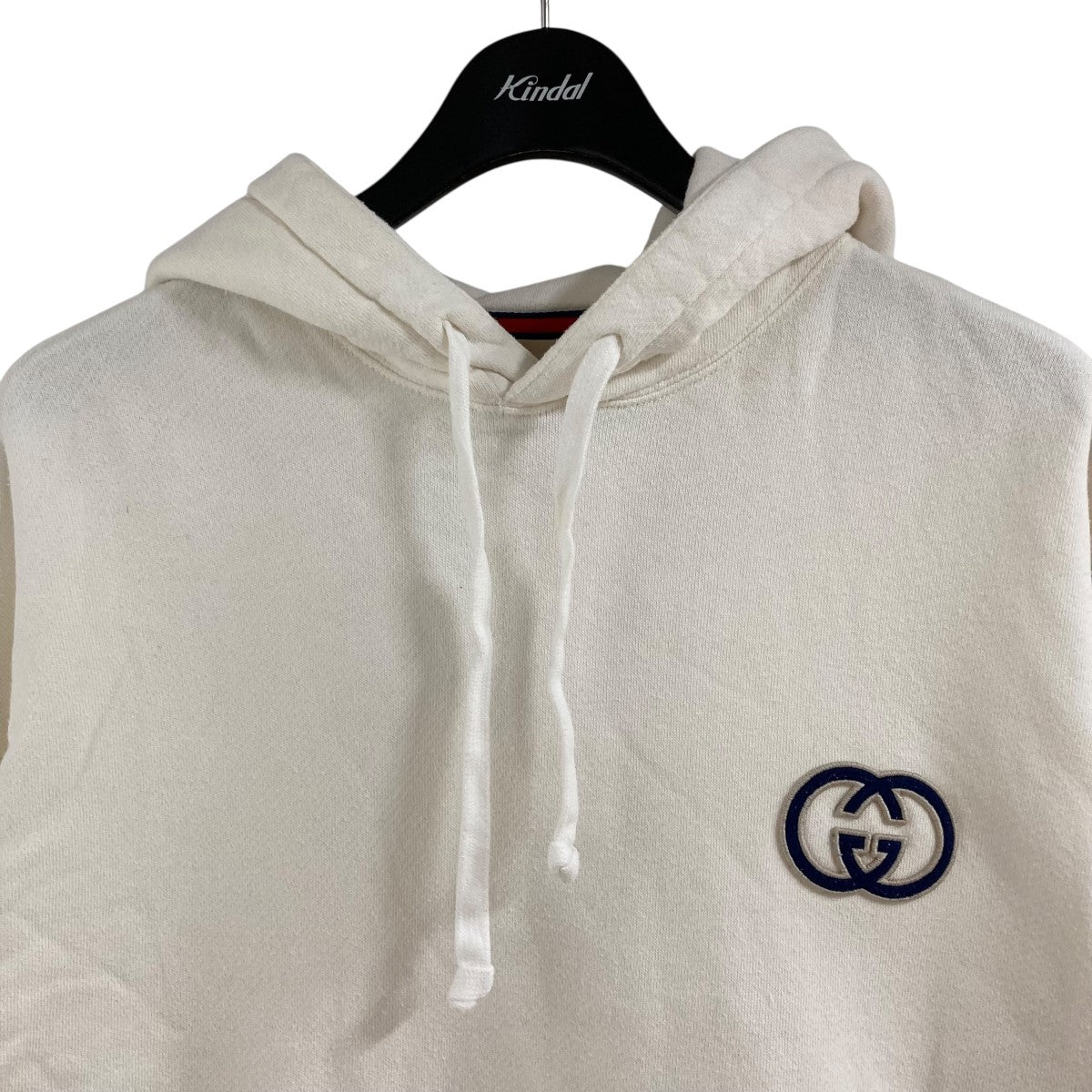 GUCCI(グッチ) インターロッキングパーカー 753595 ホワイト サイズ S