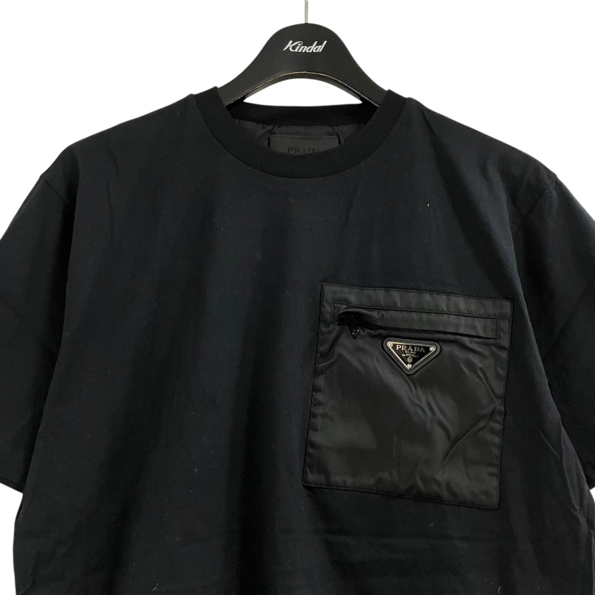 PRADA プレートロゴTシャツ 古着・中古-2枚目のアイテム画像