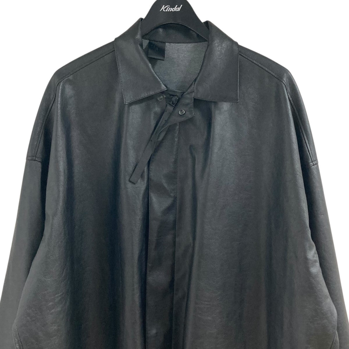 【タグ付き未使用】N.HOOLYWOOD ノーカラー　ナイロン　ブルゾン　36 N.HOOLYWOOD 24aw HOODED BLOUSON BLACK 36 - メルカリ