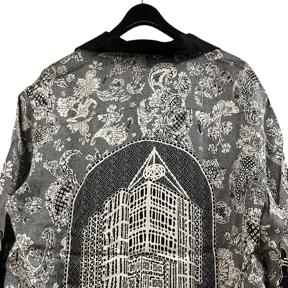 ACNE STUDIOS レーヨンフローラルオープンカラーシャツ 古着・中古-4枚目のアイテム画像