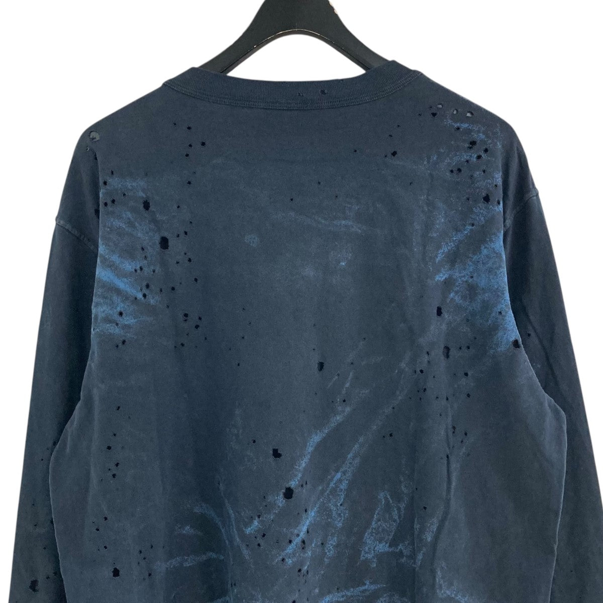 DIESEL 24SS「T-CRANE-LS-N2」 ダメージ加工カットソー DIESEL 24SS「T-CRANE-LS-N2」 ダメージ加工カットソー Men's