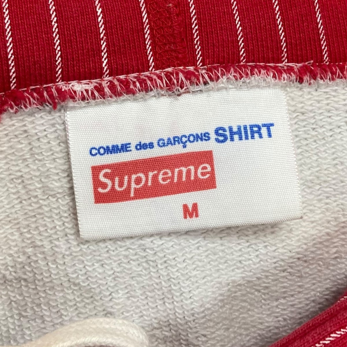 シュプリーム 14SS×コムデギャルソンシャツ Box Logo パーカーL 極美品 14SS Supreme × COMME des GARCONS SHIRTS シュプリーム