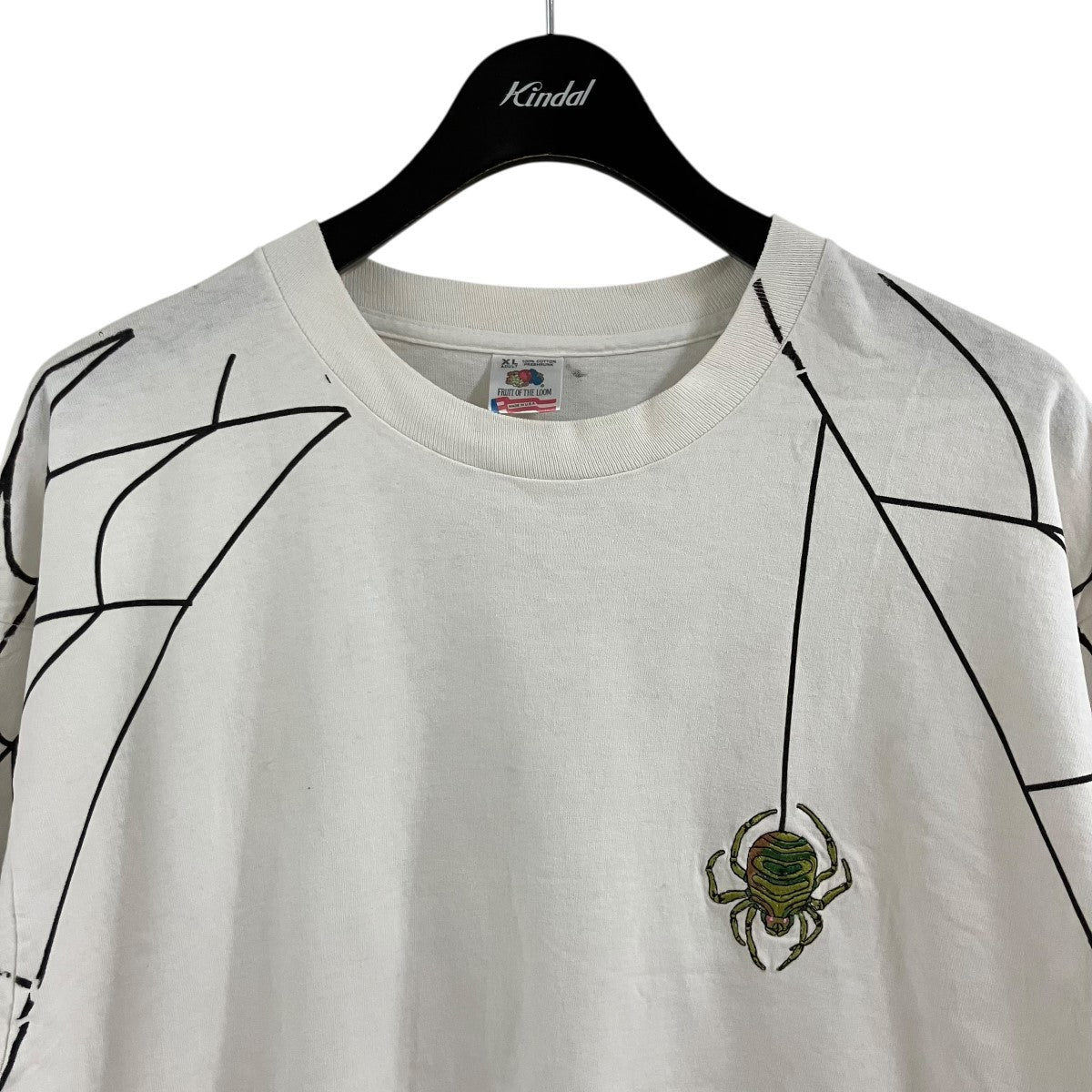 FRUIT OF THE LOOM スパイダーTシャツ 古着・中古-2枚目のアイテム画像